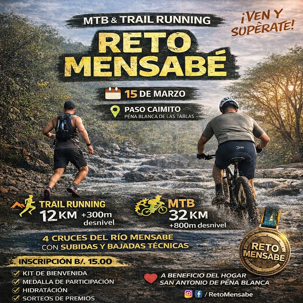 RETO MENSABÉ  PEÑA BLANCA ADVENTURE MTB & TRAIL